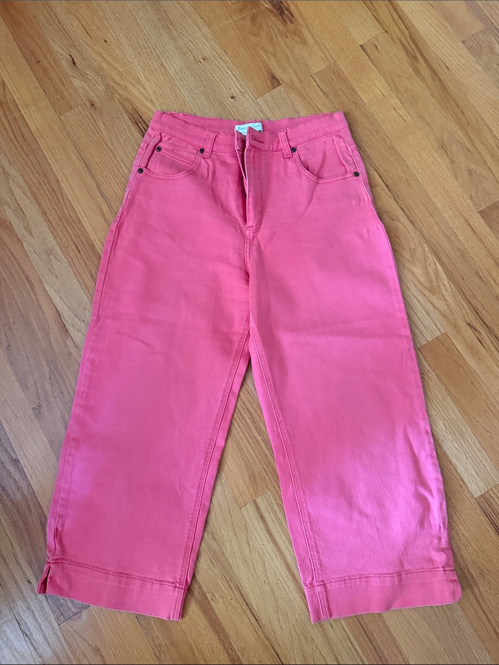 Coral Cold water creek Women’s High-Rise Cropped Jeans